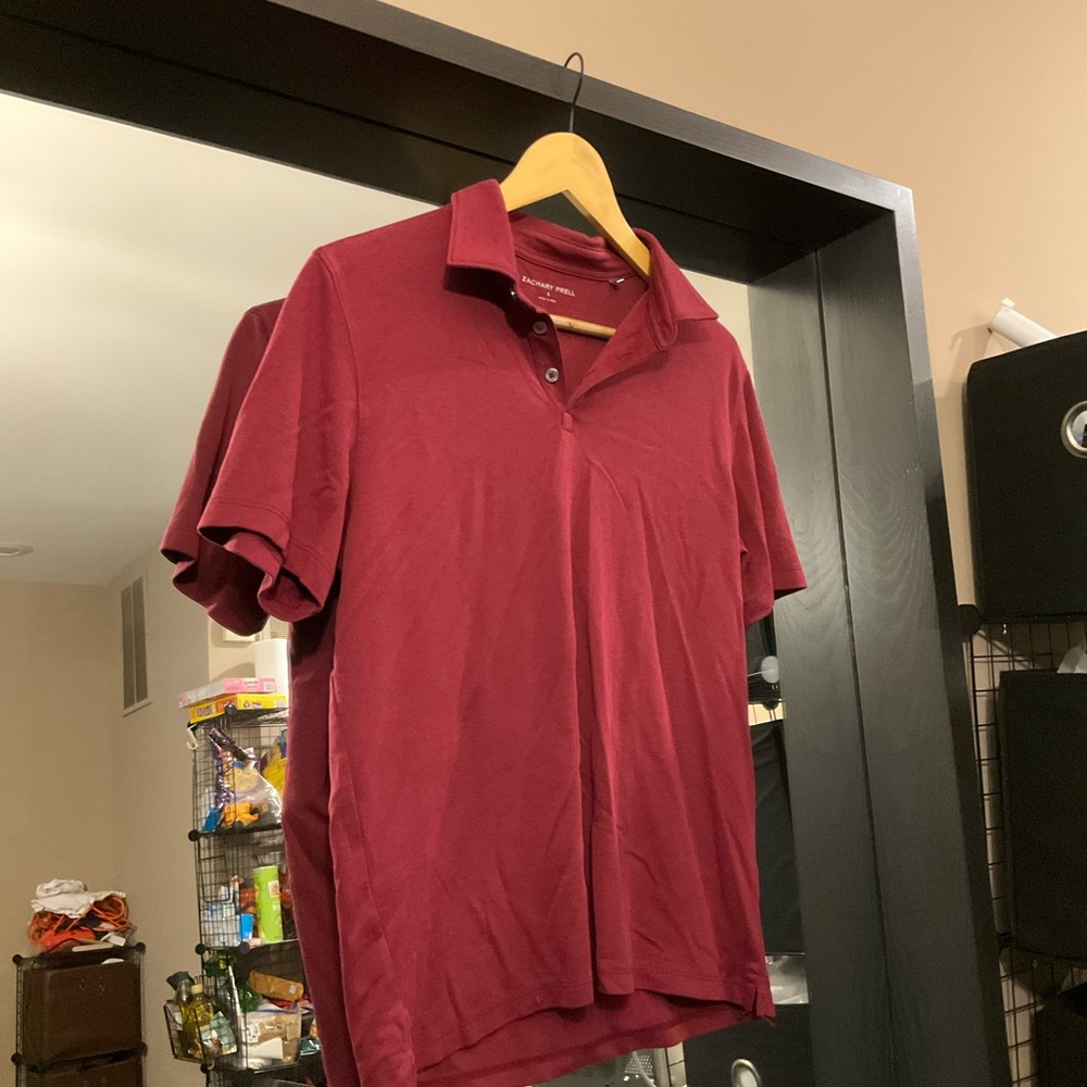 (Bonus Item) Zachary Prell Polo Shirt with Soft Knit Fabric